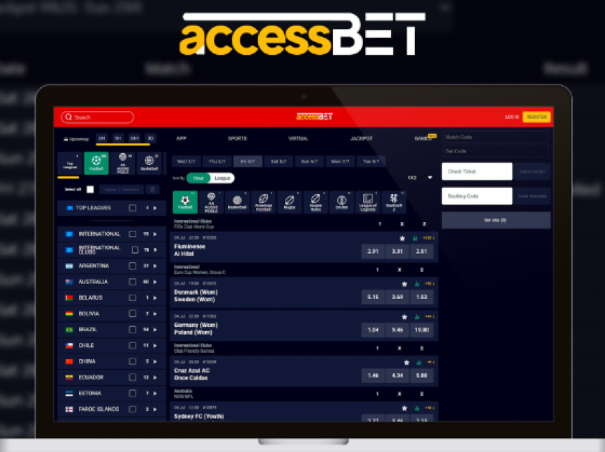 What can you bet on in AccessBet? Overvi...